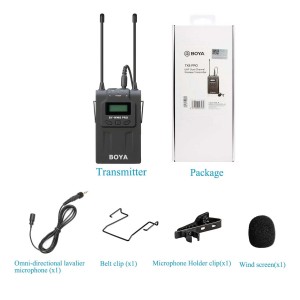 میکروفون یقه ای بی سیم بویا مدل TX8 Pro